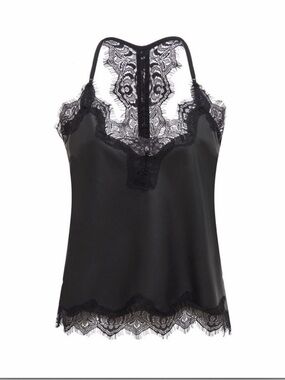 Gold Hawk Lace Trim Cami